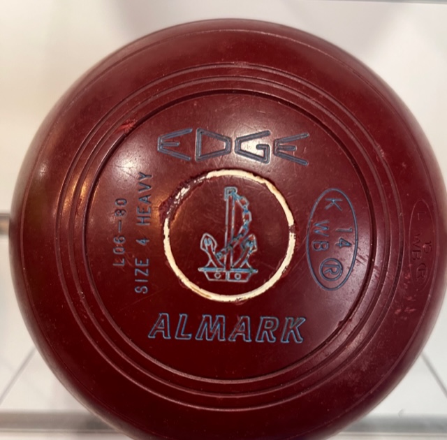 Almark Edge Size 4 Plain Maroon