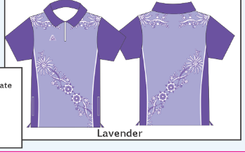 Ladies Lavender Polo