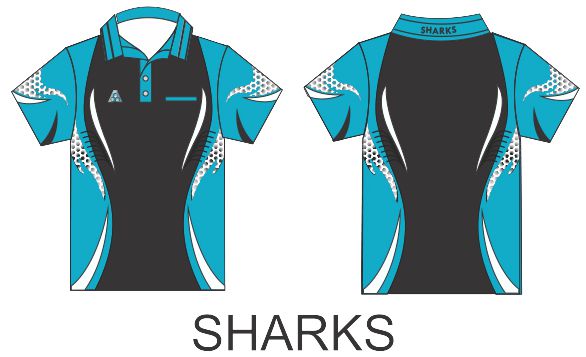 Tournament Polo - Sharks colours