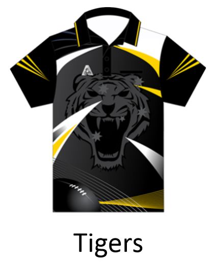 Tournament Polo -AFL tigers colours