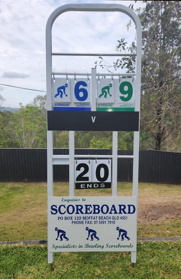 Outdoor scoreboard.
